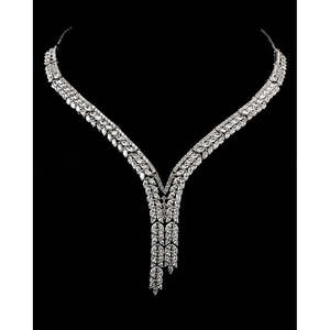 Collar Princesa Clara de Plata de Ley 925 con Diamante como Piedra Principal - Product Image 3
