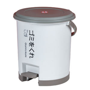 Cubo de Basura Redondo con Pedal Hokori de 6L - Cubo de Cocina de Plástico PP de Alta Calidad para Uso Doméstico Moderno - Product Image 4