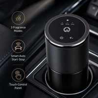 Diffuseur de parfum intelligent pour voiture, panneau de commande tactile, démarrage/arrêt automatique intelligent, 3 modes de parfum, induction intelligente pour voiture et maison