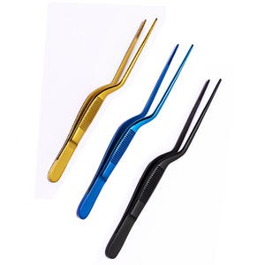 Pince à épiler à placage droit de 20cm de qualité supérieure Outil de précision revêtu de plasma Fourniture de fabricant en gros - Product Image 2