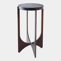 Table d'appoint en métal bronze Tempest de luxe, table d'appoint moderne pour la décoration de la maison