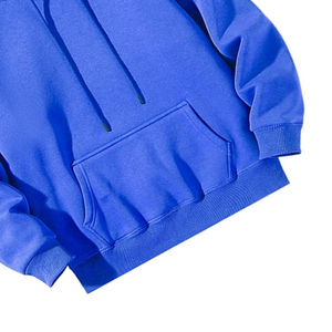 Streetwear Sweat à capuche surdimensionné en coton de haute qualité pour hommes, pochette tricotée personnalisée pour l'hiver, au prix de gros - Product Image 2