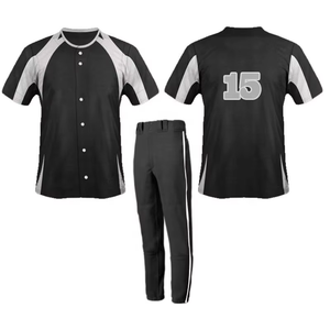 Diseña Tus Propios Uniformes de Béisbol y Sóftbol de Ensueño, Uniforme de Béisbol de Material de Alta Calidad 100% Poliéster - Product Image 1