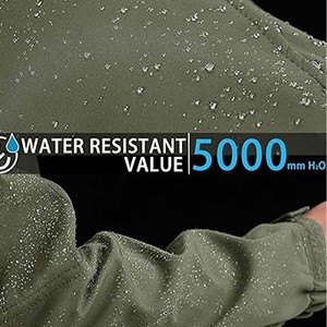 Nueva chaqueta de concha suave a la moda hecha a medida para hombre, cortavientos, impermeable, caliente, logotipo personalizado, cálida chaqueta Softshell para hombre - Product Image 3