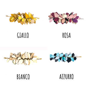 Leather leaves <b>bracelet</b> - Product Image 4