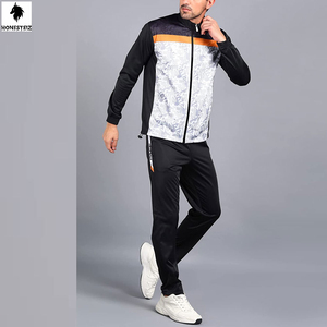 เสื้อกีฬาเอวยางยืดแบบลำลองของผู้ชายเสื้อออกกำลังกายกางเกงสไตล์หน้าแบนสำหรับฟุตบอลคลับชุดวอร์มกลางแจ้ง - Product Image 2