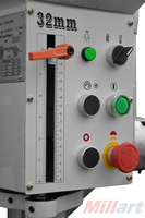 Perceuse à colonne robuste ZB5032GP avec moteur à engrenages et système de refroidissement haute précision