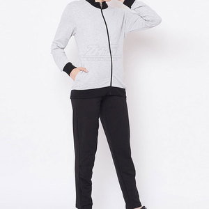 Nouvel arrivage de survêtements coupe-vent en tricot uni pour femmes de grande taille respirants à séchage rapide légers et confortables avec fermeture éclair - Product Image 6