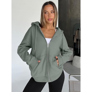 Pull à capuche surdimensionné pour femmes vêtements décontractés anti-rides sweats à capuche respirants sweats à capuche OEM de qualité supérieure pour femme - Product Image 5