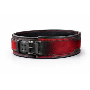 Cinturón de levantamiento de pesas de cuero vacuno de venta directa de fábrica, cinturón de levantamiento de pesas personalizado para gimnasio y fitness, unisex - Product Image 2