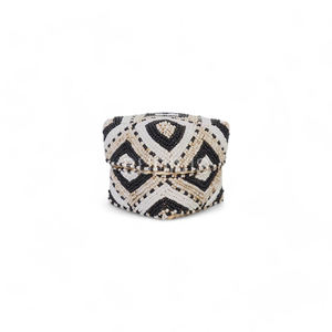 Vente en gros Budivis JBB005 boîte à bijoux perlée de luxe 10x10cm forme carrée options de couleur personnalisées stockage à la main de haute qualité - Product Image 1