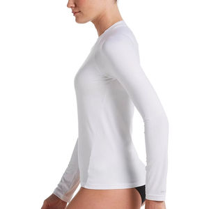 T-shirt de sport à manches longues pour femmes, design personnalisé en gros, chemises de compression de sport imprimées personnalisées avec logo personnalisé à vendre - Product Image 3