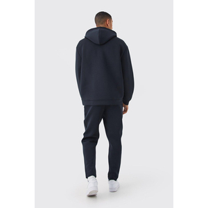 Survêtements en coton respirant pour hommes 2025, couleur personnalisée, logo imprimé à capuche, vente chaude à prix avantageux - Product Image 3