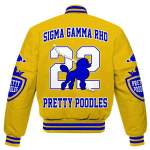 Sigma แจ็กเก็ต Gamma Rho คอลเลคชั่นราชวงศ์1922 sgrho เสื้อผ้าแฟชั่นความภาคภูมิใจของพุดเดิ้ลกรีก - Product Image 5