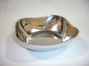 Hot Vantage Moderne De Luxe Fantaisie Premium Bol De Service En Acier Inoxydable Brillant Polonais De Haute Qualité En Métal Bol De Service Utilisation De La Cuisine - Product Image 6