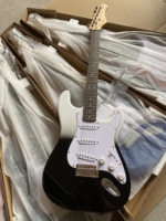 Gitar Elektrik Pemula 39 Inch Kayu Solid Finishing Warna-warni dengan Tas Gig dan Kabel untuk Latihan Siswa 6-String 22-Fret