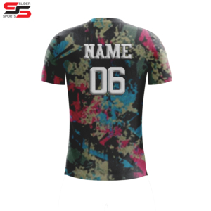 เสื้อเจอร์ซีย์อเมริกันฟุตบอลสำหรับผู้ชายเสื้อผ้ากีฬาฟุตบอลชุดวอร์มเสื้อรักบี้พิมพ์ลายตามสั่ง - Product Image 3