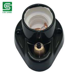 ซ็อกเก็ตพอร์ซเลน <span class=keywords><strong>E27</strong></span>พร้อมขั้วต่อการเชื่อมต่อที่รวดเร็วตัวยึดโคมไฟแบบลวดในตัวง่ายสำหรับการติดตั้งหลอดไฟโบราณที่ไม่ยุ่งยาก - Product Image 5