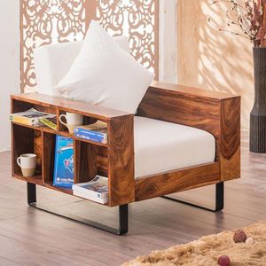 Elegante Conjunto de Sofás Cubox de Madera de Palisandro para Sala de Estar, Oficina, Salón y Vestíbulo de Hotel con Artesanía en Madera Atemporal - Product Image 3