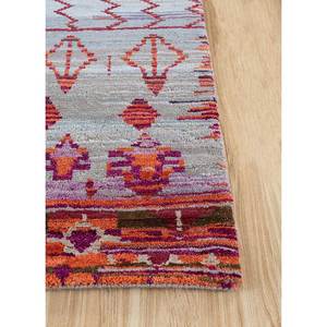Alfombra Manchaha de Lana y Seda de Bambú Anudada a Mano con Patrón Geométrico para Uso Doméstico, Rectangular 9x12, para Sala de Estar o Pasillo, Les-1548 - Product Image 4