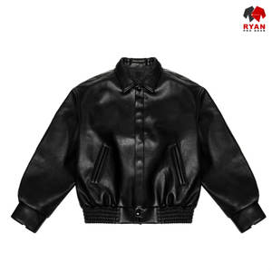 Veste en cuir respirante pour homme, design personnalisé Ryan Pro Gear, impression de logo sur mesure - Product Image 1