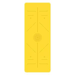 Tapis de danse sportif et de fitness personnalisé, antidérapant, épaisseur 5 mm, longueur 183 cm, tapis de yoga en caoutchouc PU pliable universel - Product Image 4