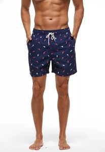 High quality OME With Sublimation Fire Flam Men Mesh Summer Elastic Beach Wear shorts and <b>Cheap</b> Wholesale Stylish Shorts For Men - Product Image 5