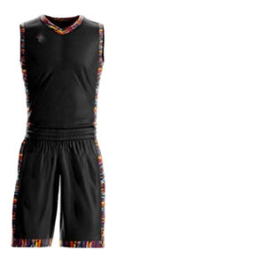 Uniforme de basket-ball de haute qualité imprimé, à séchage rapide, antibactérien, grande taille, unisexe, design unique personnalisé, respirant - Product Image 2
