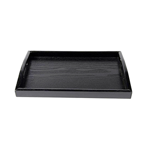 Durable Quality Rectangular Wooden <b>Serving</b> <b>Tray</b> Dark <b>Black</b> Color Restaurant Home Hotel Kitchenware Dinnerware <b>Serving</b> <b>Trays</b> - Product Image 1