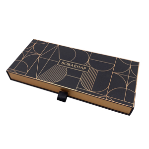 Biodegradable Sliding Rigid Paper Box with Gold Foil Stamping for Luxury Soap Packaging Custom Size - Product Image 2