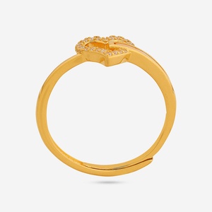 92.5 Silver Finger <b>Ring</b> Classic Rose Gold & Gold Plated Zircon Inlay with Claw Setting Gift Product <b>Name</b> 191245 - Product Image 5