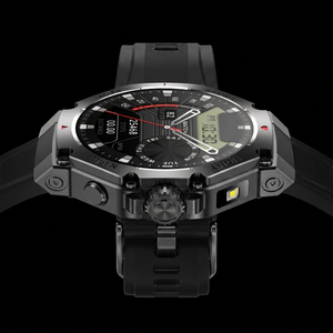 Montre connectée LEMFO TR3 MAX, écran tactile IPS de 1,53 pouce, moniteur de fréquence cardiaque, suivi du sommeil, étanche IP68, montre de sport d'extérieur unisexe - Product Image 2