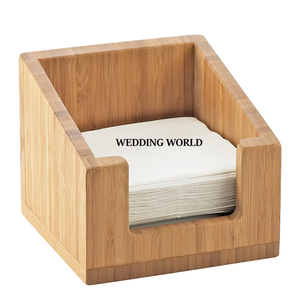 Grossiste de porte-serviettes en bois Meilleure vente de porte-mouchoirs faits à la main Meilleur vendeur de nouveau porte-serviettes en bois de luxe - Product Image 4