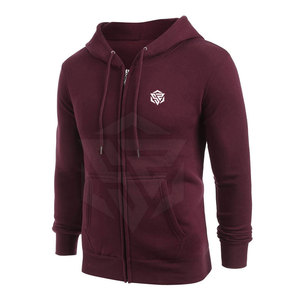 Meilleure vente 100% coton avec fermeture éclair sweats à capuche pour hommes 320g conception personnalisée pour une utilisation hivernale Service OEM disponible en ligne séchage rapide - Product Image 3