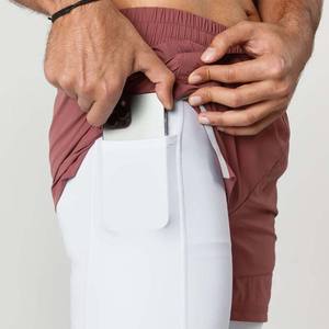 80% Nylon 20% Elastane Autumn <b>Men's</b> Compression Lined <b>Woven</b> Training <b>Shorts</b> with Front Slip Pockets Jogger <b>Men's</b> Clothing <b>Shorts</b> - Product Image 5