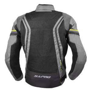 <b>Men's</b> Motorcycle <b>Summer</b> <b>Jacket</b> with CE Approved Armor Detachable Waterproof Lining and Ventilation Zippers With LOW MOQ - Product Image 2