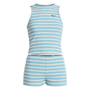 Ensemble de shorts de yoga pour femmes, haut court et short taille haute, vêtements de sport, tenue de sport extensible pour la salle de sport et le fitness - Product Image 1
