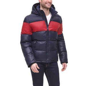 2025 Puffer Jackets Custom Style Men Wool Puffer Jackets Wholesale Price Long Sleeves Puffer Jackets - Product Image 1