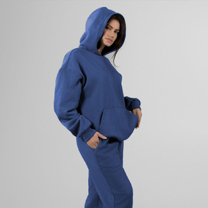 Sudadera con capucha y sudadera de doble capa para hombre de alta calidad Fabricación personalizada Tallas grandes para invierno - Product Image 5