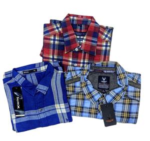 Chemise à manches longues pour homme 100% coton, décontractée, formelle, motif uni, respirante, durable, été, col rabattu, bouton unique - Product Image 2