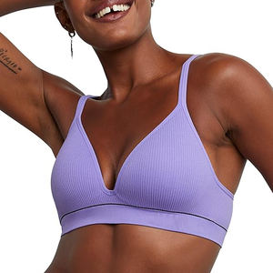 Sujetador de yoga sin costuras de alto rendimiento, ropa activa transpirable ligera y sin arrugas para entrenamientos intensos de talla grande - Product Image 1