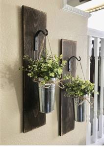 Macetero de hierro y Metal para decoración de pared, diseño antiguo, hecho a mano, fabricante - Product Image 3