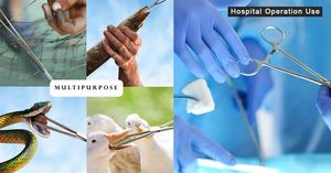 Rochester Pean hemostato-Pinzas rectas y curvadas para uso en cirugía hospitalaria, Juego de 2 pinzas de 12" - Product Image 6