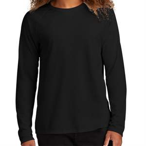 Camiseta negra de manga larga con cuello redondo para hombre, camiseta informal suave y cómoda para uso diario, ideal para capas en todas las estaciones - Product Image 5