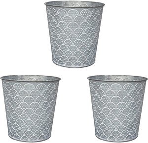 Wholesale Vintage Polished Handmade Iron Metal Garden Planters Custom Decorative Flower <b>Pots</b> & Planters Exporter - Product Image 2