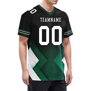 Camiseta Deportiva de Fútbol Americano Reversible de Malla 100% Poliéster, Manga Corta, Impresión Digital, Transpirable, Secado Rápido, Antibacteriana - Product Image 4