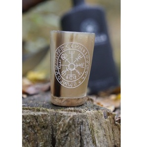 Wholesale Handmade Polished Eco-Friendly Buffalo Horn Drinking <b>Glass</b> Rustic Natural Shape Cup Supplier - Product Image 1