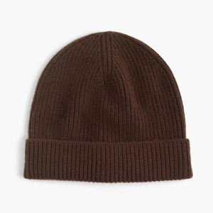 Bonnet d'hiver en tricot pour hommes femmes tissu acrylique doux design à revers marque personnalisée pour le commerce de gros - Product Image 2