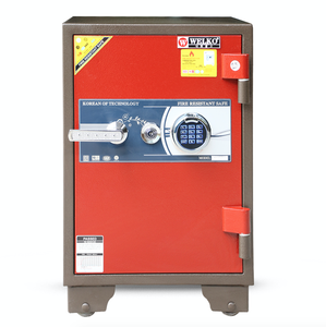Mini Cajas Fuertes WELKO S820 FE Marrón Rojo-Mini Cajas Fuertes Fabricantes Proveedores - Product Image 1