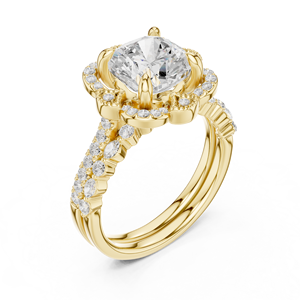 Anillo delicado de diamantes de 14K para uso diario de niñas - Product Image 3